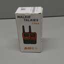 Walkie Talkies, MOICO Long Range Walkie Talkies for Adults with 22 FRS Channels, Family Walkie Talkie with LED Flashlight VOX LCD Display for Hiking Camping Trip (Orange 2 Pack)