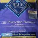 Blue Buffalo Life Protection Formula Healthy Weight Large Dog Food, 34 lb (EXP 03/24/27)