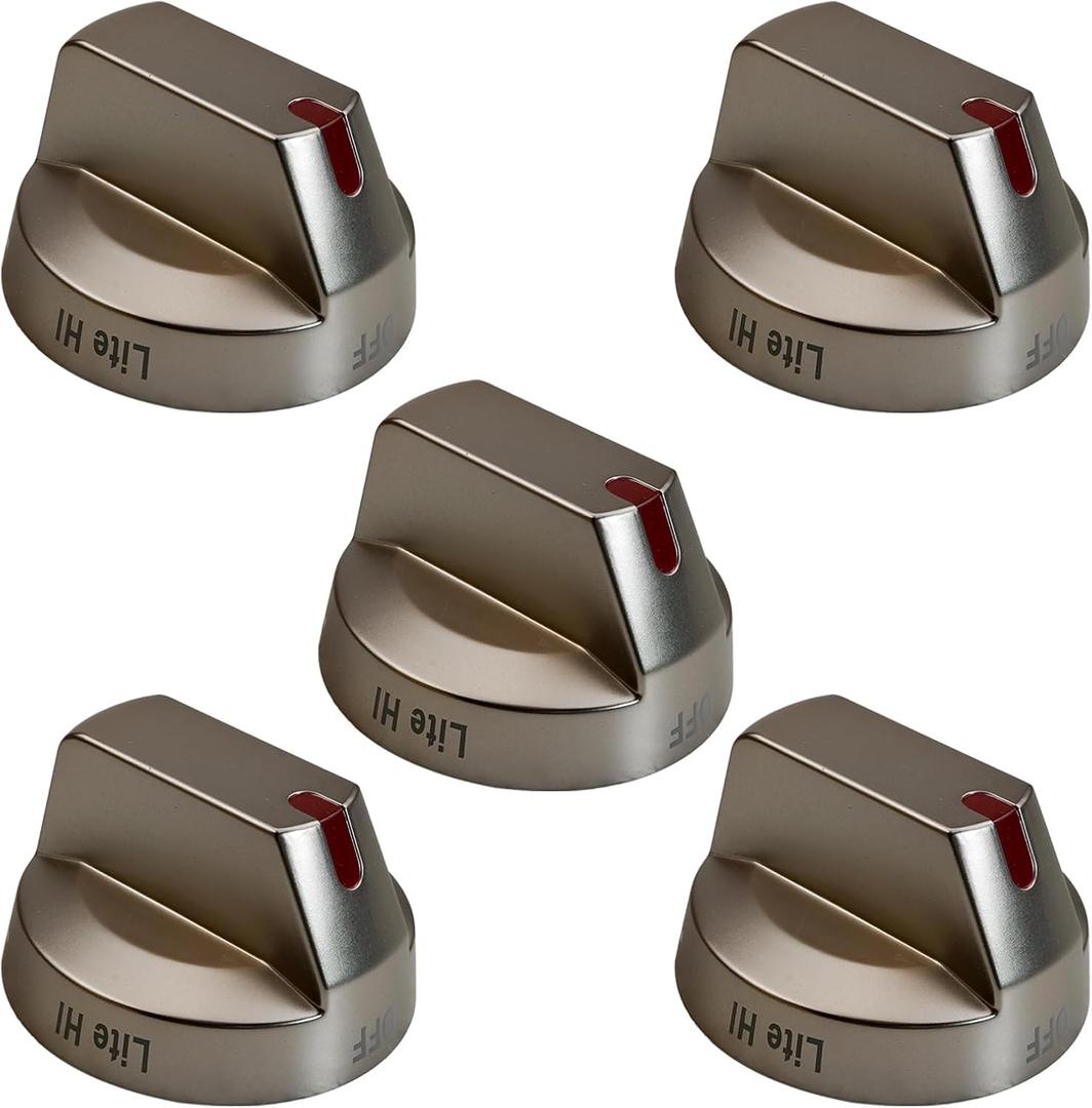 DG94-03500A/Z Gas Stove Knobs Fit for Samsung Stove Models NX60T8111SS NX60T8311SS NX60T8711SS NX60T8751SS Replacement for DG94-04167 DG94-03500U