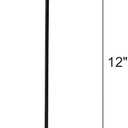 Tosnail 12 Pack 12" Tall Table Number Holders, Place Card Holder Picture and Photo Display Stands, Reserved Table Sign Holder for Centerpiece, Food Sign, Memo Note, Wedding Party Table Setting - Black