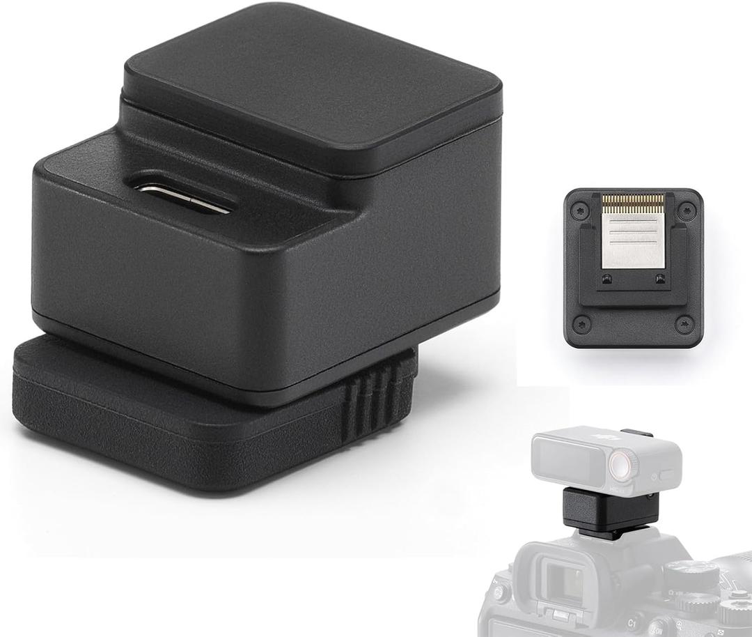 Original for DJI Mic 3/Mic Mini Camera Adapter, Connect Receiver for Sony A6700 ZV-E10 A7C A1 A9M3 FX3 Camera MI Hot Shoe,DJI Mic Mini Accessories