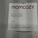 Momcozy Original S9 Pro/S12 Pro Replacement Accessories, Only Compatible with Momcozy S9 Pro/S12 Pro Breast Pump NOT for S9/S12(24mm Single-Sealed Flange,1 Pack) (Transparent)