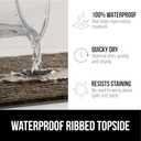 GORILLA GRIP Traffic Guard Door Mat, 70x24, Heavy Duty Welcome Mats, Commercial Office Space Doormat, Waterproof, Fade Resistant, Strong Rubber Backing, Low Profile, Shoe and Boot Scraper, Brown