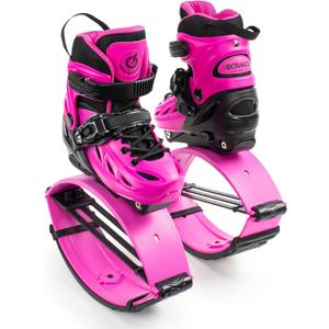 New Bounce Jumping Shoes for Kids - Premium Moon Boots - Durable Kangaroo Jumpers - Strong, Safe and Adjustable Fit, Perfect for Exercise and Fun - New & Improved Edition (Medium, Pink) (Medium (35-38 EU))