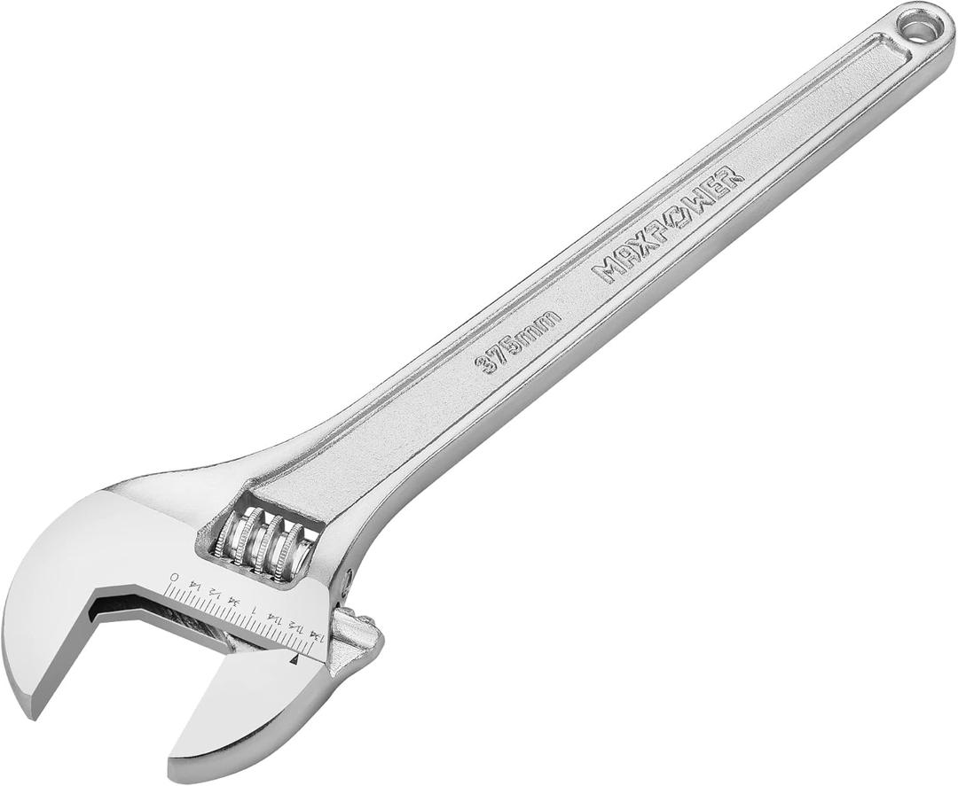 MAXPOWER Adjustable Wrench 15 inch