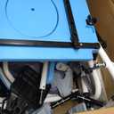Reclining Shower Wheelchair with Commode Bucket
