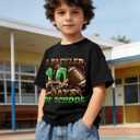 Kids 100 Days of School Shirt Boys Girls Happy 100th Day of T-Shirts Toddler Graphic Cute Tee Tops 2026 (3T-10T) (Black)