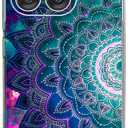 Case for Motorola Edge 2025,Mandala Flower Space Drop Protection Shockproof Case TPU Full Body Protective Scratch-Resistant Cover for Motorola Moto Edge 2025