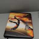 900 Cards Basketball Card Binder, 9-Pocket Card Collections Trading Card Binder 50 Pages Double-Sided Cards Holder with Zipper 3-Ring Card Album for Sports Basketball Card Sleeves Protectors