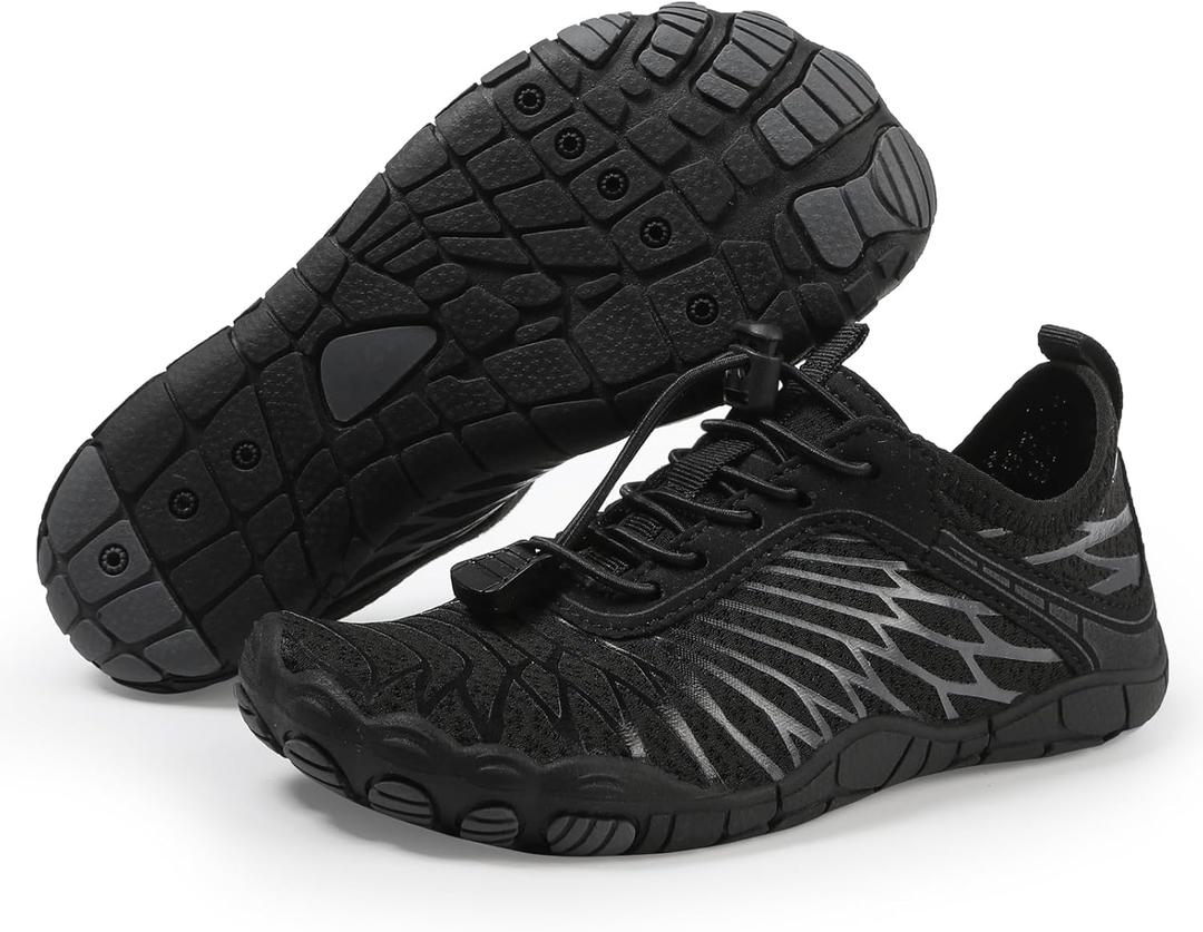 AoSiFu Water Shoes for Kids Boys Girls Aqua Socks Barefoot Beach Sports Swim Pool Quick Dry Lightweight (Little Kid/Big Kid)