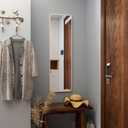 Giftgarden 14”x47” White Full Length Mirror Aluminum Frame, 47” Long Full-Mirror Tall Dressing Mirror, Wall Mounted or Hanging Over Door for Bedroom Bathroom Closet