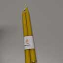 16PCS Beeswax Taper Candles, 9" Handmade Natural Candles, Dripless and Smokeless, 9 Hour Burn Time