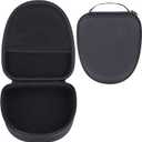 Hard Case Replacement for Anker Soundcore Life Q20 Q30 Q35 Q40 Q45 Q20+ Q20i Hybrid Active Noise Cancelling Headphones (Black Case)