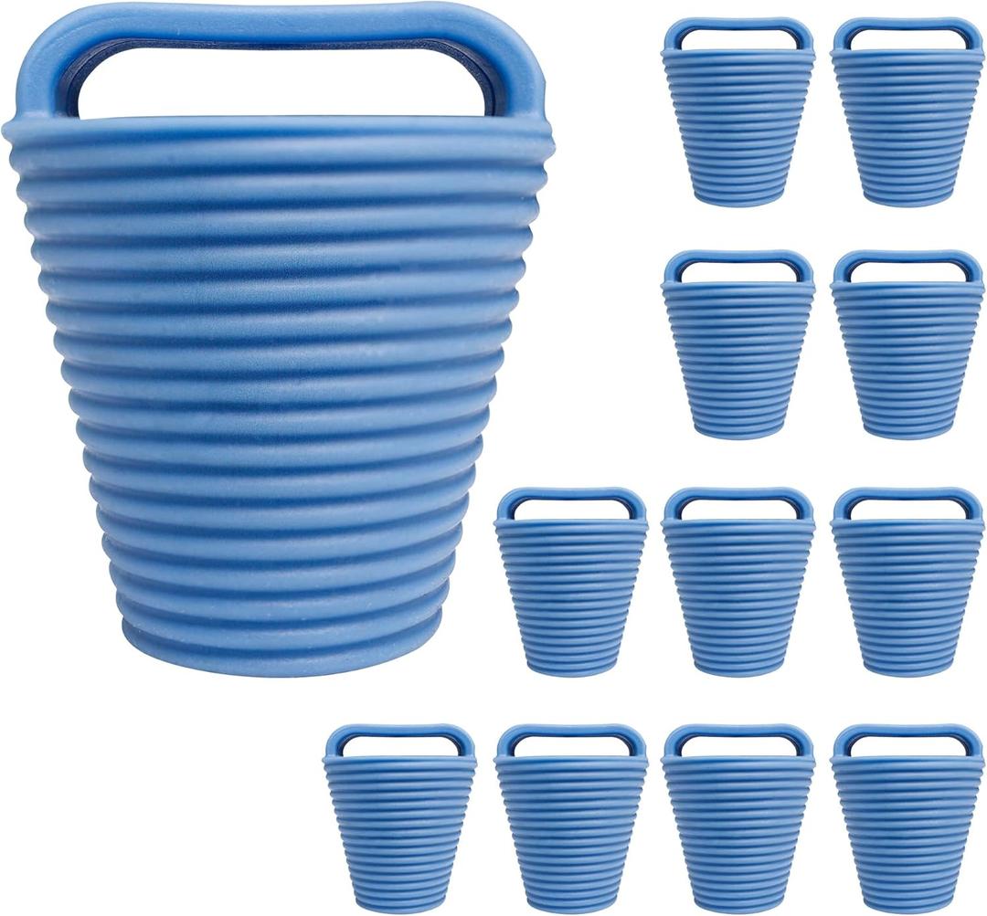 12 Pieces Kayak Scupper Plug Kit TPE Scupper Plugs Drain Holes Stopper Bung with Handle (Denim Blue-12 Pieces-large) 12 Pieces Kayak Scupper Plug Kit TPE Scupper Plugs Drain Holes Stopper Bung with Handle (Denim Blue-12 Pieces-large)