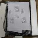 Rossesay 2 Pcs Electric Hand Dryer Commercial Compact Air Wiper Automatic Hand Air Dryer for Dry Machine Wall Business Home Household Restroom Office Mall, 110v,1200W (Black)