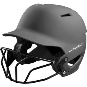 EvoShield XVT Batting Helmet with Facemask (Charcoal), Size Large/X-Large
