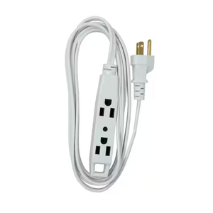 Woods 8 ft. 16/3 SPT-2 Multi-Outlet (3) Indoor Light-Duty