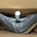 YOUNIKE Ergonomic Home Office Desk Chair Comfy Small Criss Cross Chair with Wheels Swivel Adjustable Modern Vanity Chair with Back Armless Cute Leather Upholstered Rolling Task Chair Dusty Blue