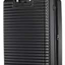 American Tourister Stratum 3.0 Large 28-Inch Spinner, Airline Approved, Durable Hardside Luggage, Expands 1.5", RightHeight Adjustable Handle, Black, Large - Checked