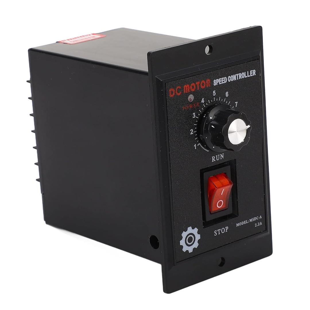 DC Motor Speed Controller, Forward Reverse Electronic Governor, Input 110V AC, Output 90V DC, Motor Speed Control Switch for 50W, 100W, 120W, 200W, 300W, 400W (500W)