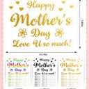 30 Sheets Mother's Day Bobo Balloon Stickers Mothers Day Letters Stickers Mom Day DIY Balloon Decals Happy Mother's Day Party Decorations Supplies