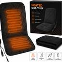 Heated Seat Cover Cushion with Heat Warmer, Large Size Soft Comfortable Winter Seat Cover Cushion Heating Pad for Office Home Chair Warm Cold Weather Gift for Winter, 3 Models Setting