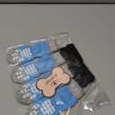 PUPTECK Anti-Slip Dog Socks with Double Sides Grips for Small Medium Large Dogs Hardwood Floors Prevents Licking, Dog Shoes for Hot Pavement Traction Control Paw Protector for Senior Dogs, Blue S (Small (4 Count))