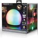 Monster LED 7-inch Orb Color Flow Smart Portable LED Light Ball, Indoor/Outdoor Use, Mobile App Control Compatible with Alexa, Siri and Google Assistant