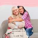 Christmas Mom Gifts, Mom Birthday Gifts from Daughter, Gifts for Mother from Son, Moms Birthday Gift Ideas, Mother Gifts Throw Blanket 60" x 50", Daughter/Son to Moms Gifts, Mothers Bday Presents