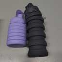 Collapsible Water Bottles Travel water bottle Sports Portable Sport Water Bottle Reusable Water Bottles comes with mountaineering Buckle 500ml silicone Water-proof camping water bottle