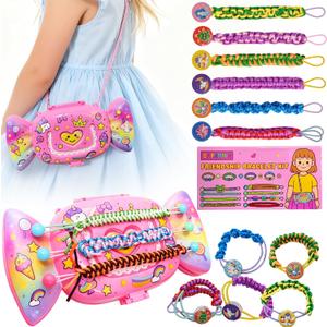 Dupamind Friendship Bracelet Making Kit for Girls 8-12, DIY Arts & Crafts for Kids Ages 8-12, Jewelry Bracelet Maker Craft Kit, Creative Toy Set for Girls, Birthday Gifts for 8, 9, 10, 11 12 Years Old