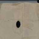 DFXSZ Halloween Pillow Covers 18x18 inch Set of 2 Black Eyes Beige Ghost Throw Pillow Cases Soft Plush Faux Fur Wool Couch Cushion Case for Chair Sofa Bedroom Living Room Home Decor PTK058B18