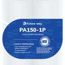Future Way CC150 Pool Filter Cartridge Replacement for Pentair Clean & Clear 150, Replace Pleatco PAP150, Pentair R173216, Unicel C-9415, 150 sq.ft