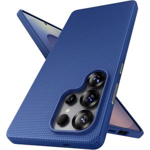 SSLOTSCASE for Samsung Galaxy S25 Ultra Case [Support Wireless Charging] Raised Edges Protect Camera & Screen, Ultra-Slim Durable Protective Phone Case Cover for Samsung S25 Ultra 6.9'' 5G 2025, Blue