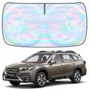 Subaru Outback 2020-2025 2026 Windshield Sun Shade - Custom Fit Subaru Outback 4-Layer Sunshade Foldable Front Window Sunshade Sun Visor Protector Block UV Rays Keep Your Car Cooler Accessories