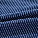 Astylish Women's Casual Blouses Button Down Business Batwing Tops Long Sleeve V Neck Ribbed Shirts 2025 Fall Outfit (Blue, XXL)