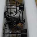 Solar Powered Led Chandelier Lights Outdoor Waterproof Hanging, Solar Light for Shed Interior, Gazebo, Home, Garden, Backyard, Pergola, Tree, Canopy, Window Decor (3Pcs LED Bulb)