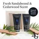 ADELEGOURDAIN Self-Care Kit for Men Set with Shave Balm and After Shave Lotion - Shave Balm for Sensitive Skin - Birthday Gift Idea for Him - 2 x 3.4 fl oz Razor Burn Cooling & Soothes Skin