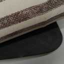 7/8 inches Thick Kitchen Floor Mat, Nordic Style Design Memory Foam Anti Fatigue Mat, Anti Slip Foot Standing Comfort Mat - Cushion, Waterproof Decor (Yellow Linen Plaid, 17.3" x 39" -0.87")