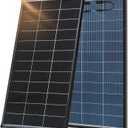 200W Bifacial Solar Panel, 12V N-Type 18BB, 25.6% High-Efficiency