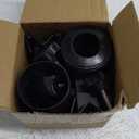 Deck Umbrella Mount, Stainless Steel Patio Umbrella Holder, Heavy Duty Outdoor Umbrella Bracket Clamp, (Fit Max OD 2 inch), Multiple Mounting Options to Save Deck Space, Black