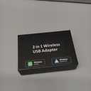 RTGRNKY Mini Wireless Carplay Adapter for iPhone &Android Auto with Extension Cable Type C Caplay Wireless Adapter,Plug & Play Easy and Stable Connection Carplay for Apple & Android Auto