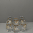 6 Pcs Glass Bud Vases with Twine Rope and Heart Label 6.3 Inch Boho Vintage Vase Flower Decorative Glass Vase for Centerpieces Holiday Wedding Home Table Decorations (Clear)
