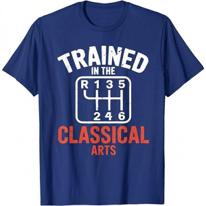 Trained in The Classical Arts Speed Manual Transmission T-Shirt, Small
