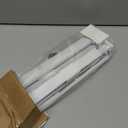 UNISHADES No Drill Blinds for Windows 1" Aluminum Cordless Mini Blinds L-Shaped Slat 100% Privacy, for Window Size 48" W × 48" H - White
