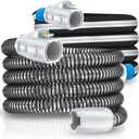 Improved Version Climate Line Air Hose Compatible with Airsense 11 and Aircurve 11 Only, Comes with Full-Length Zipper Fleece CPAP Hose Cover - IDEAR Reusable CPAP Supplies Great-Value Bundle