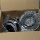 Kitchen in the box Food Processor, Electric Meat Grinder & Food Chopper with 400W Powerful Veggie Chopper-2 Bowls8 Cup+8 Cup & 2 Bi-Level Blades for Meat/Fish/Vegetable/Baby FoodBlack Button