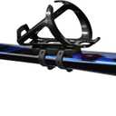 Bicycle Bottle Cages, Plastic Bike Bottle Holder with Cage Mounting Base (Black)