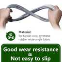 130801 138255 Mower Belt Deck Drive Belts Fit for Craftsman Husqvarna AYP 532130801 532138255 160855 532160855 24690 Ground Lawn Mowers Parts 1/2'' x 95.25''
