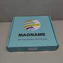 MAONAME Round Charger Plates Set of 12, 13 Inch Brown Charger for Dinner Plates, Farmhouse Faux Wood Plate Chargers, Rustic Table Chargers for Weddings, Party